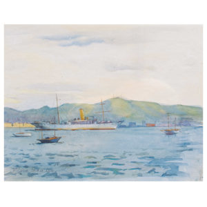 Eastern Extension Cable Company’s Ship ‘Patrol’, Wellington Harbour, early 1920s