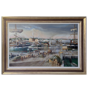Queens Wharf Auckland, 1904
